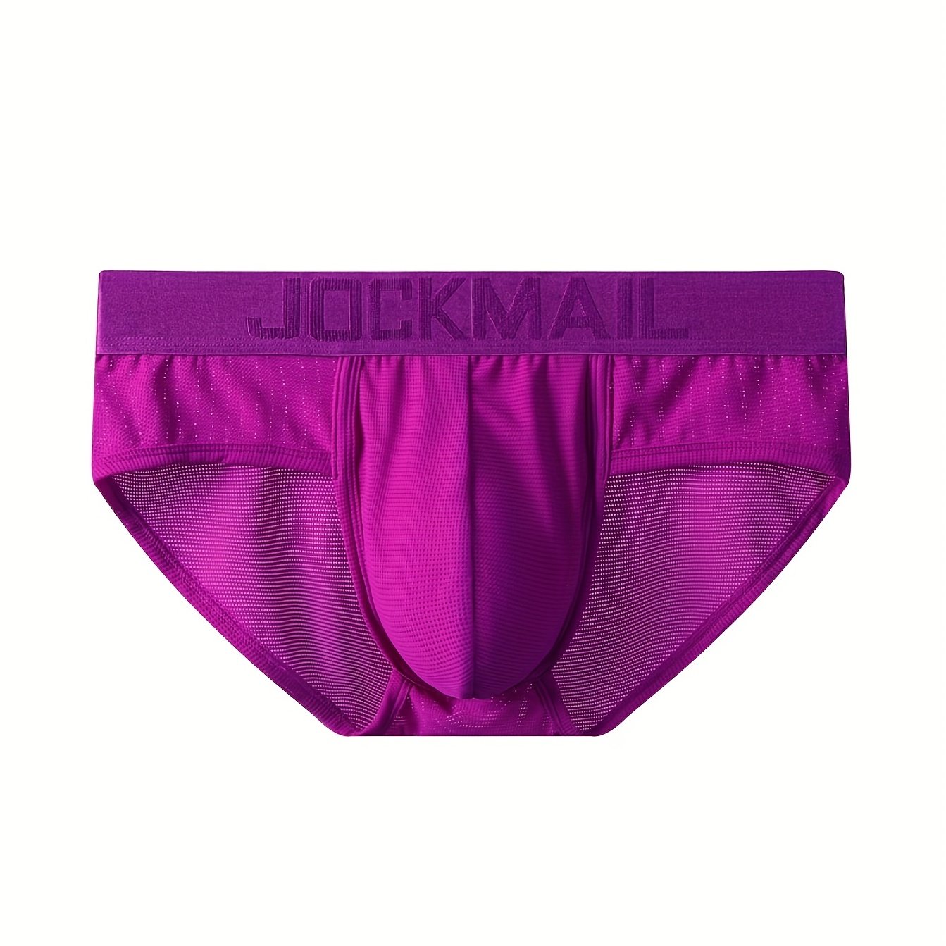 Men's Underwear, Mesh Respirant Confortable Séchage Rapide Extensible Briefs de Fitness Sportifs, Sous-vêtements Tendance Pour Hommes