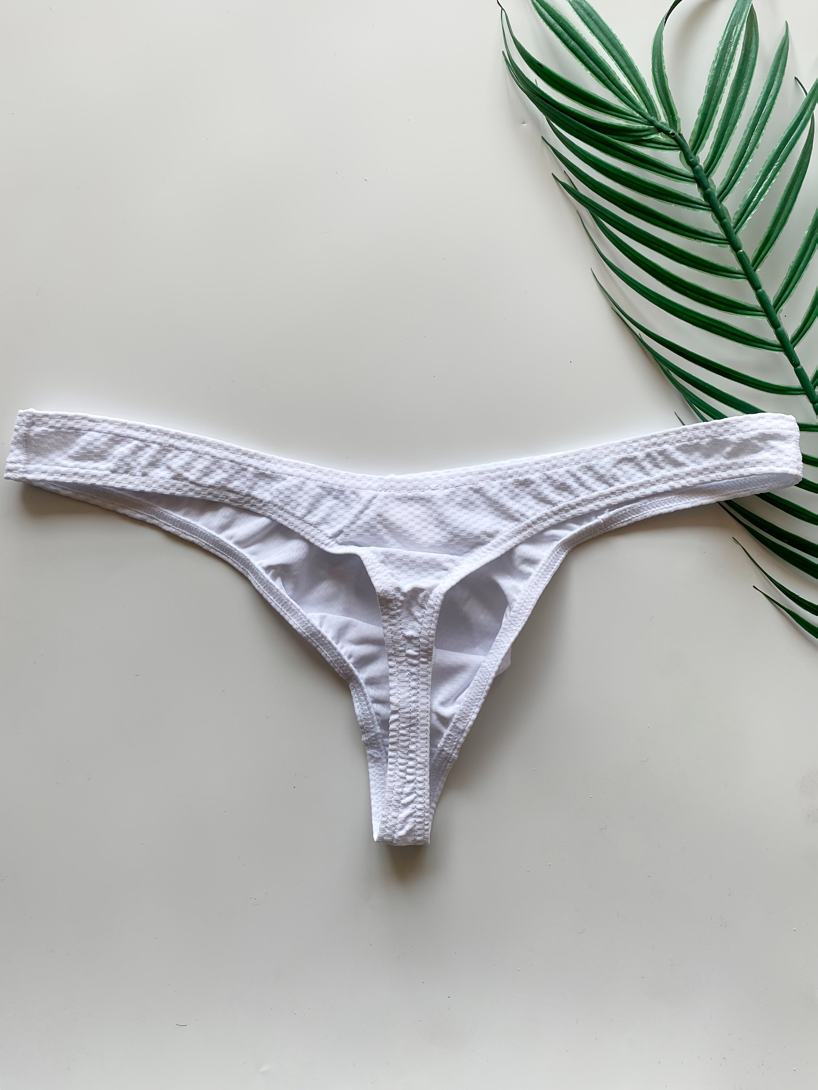 2 culottes hipster unies pour hommes avec pochette, design sexy taille basse, tissu extensible confortable pour tenues décontractées - Vert et bleu