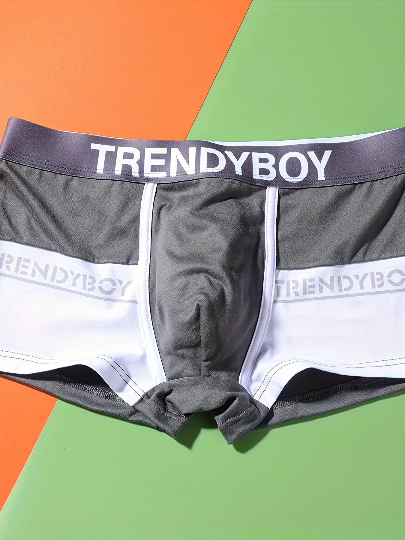 3pcs Boxers pour Hommes à la Mode - Respirants, Confortables et Sous-vêtements de Sport avec Design Dégradé