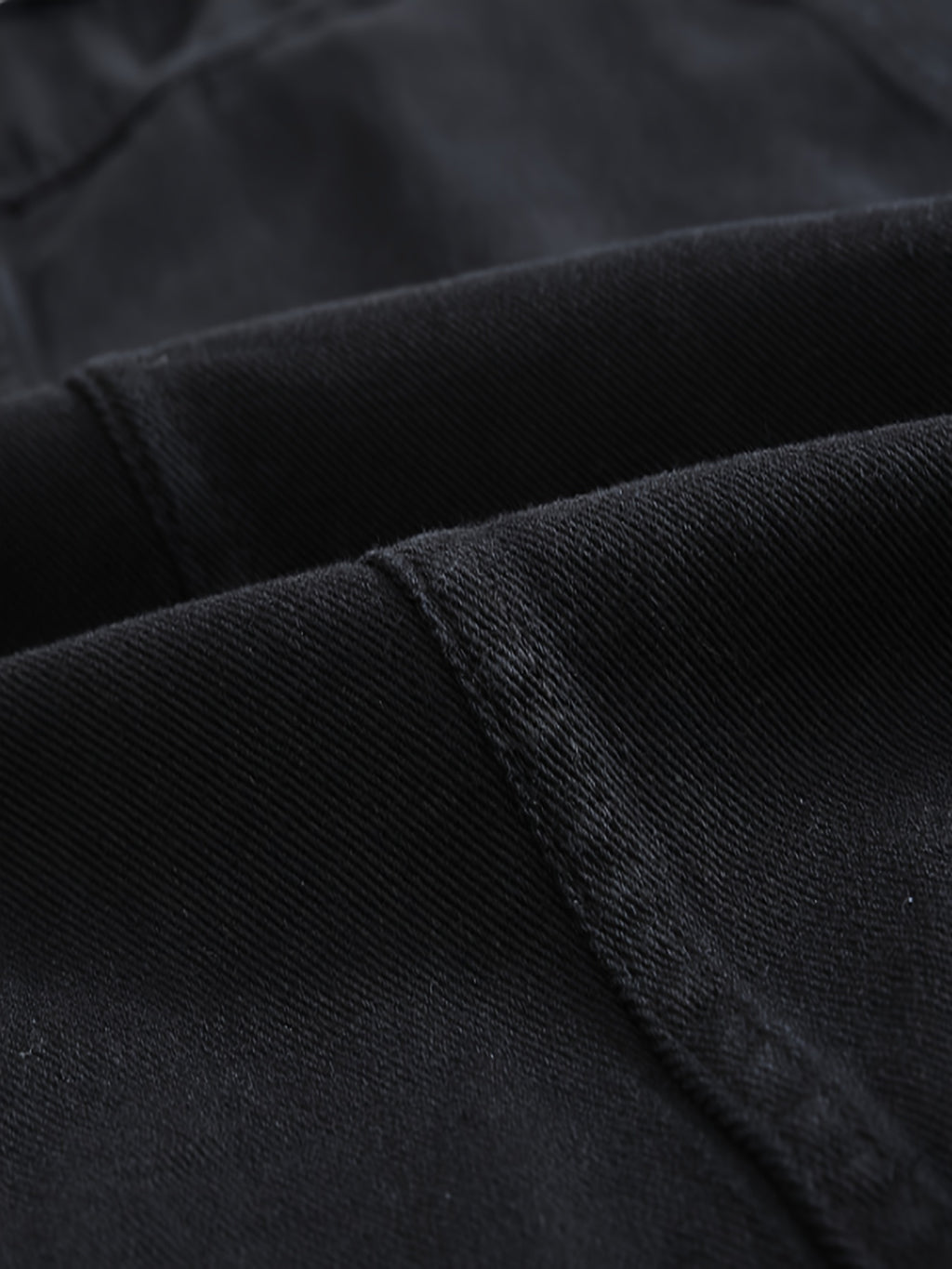 Veste décontractée en denim pour homme - Style moto, couleur unie, boutonnage, tissu non extensible, idéale pour le printemps\u002Fl'automne