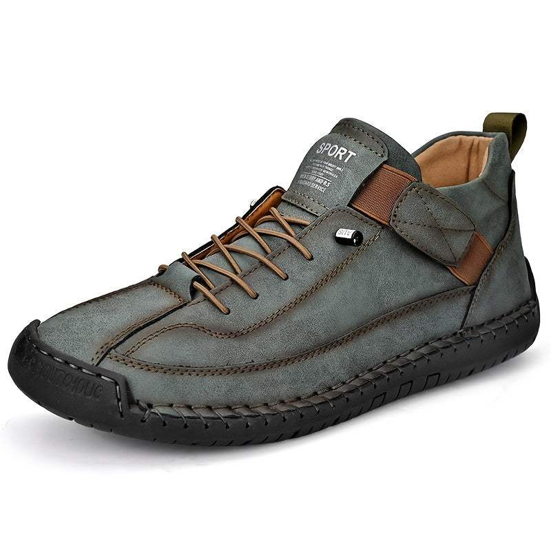 Men'S Casual Leather Shoes Made of Genuine First-Layer Cowhide, Breathable And Soft-Soled, Non-Slip, Suitable for All Seasons, Available in Large Sizes.