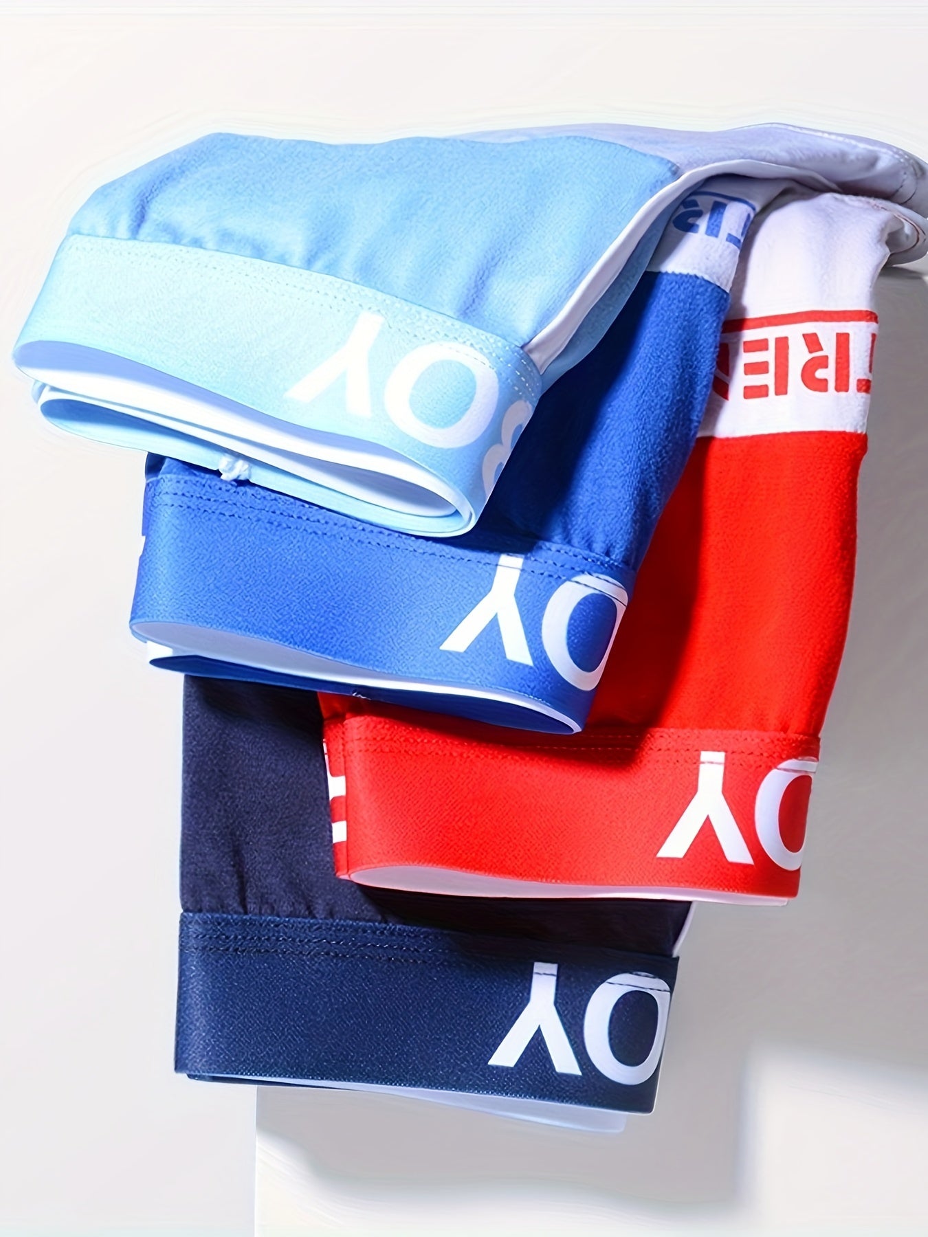 3pcs Boxers pour Hommes à la Mode - Respirants, Confortables et Sous-vêtements de Sport avec Design Dégradé