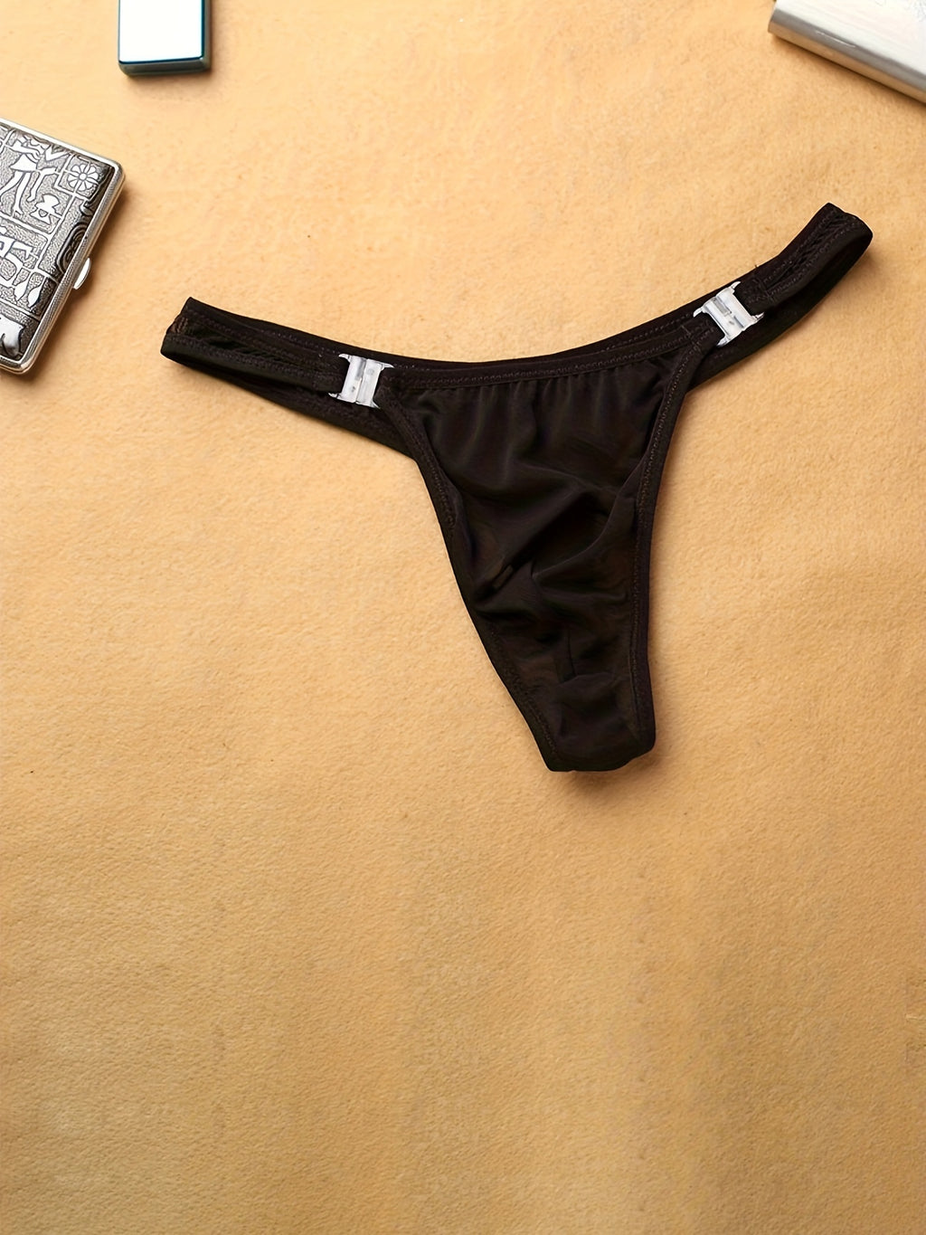 Lot de 3 caleçons sexy pour hommes, à la mode et confortables, respirants et extensibles, sous-vêtements décontractés