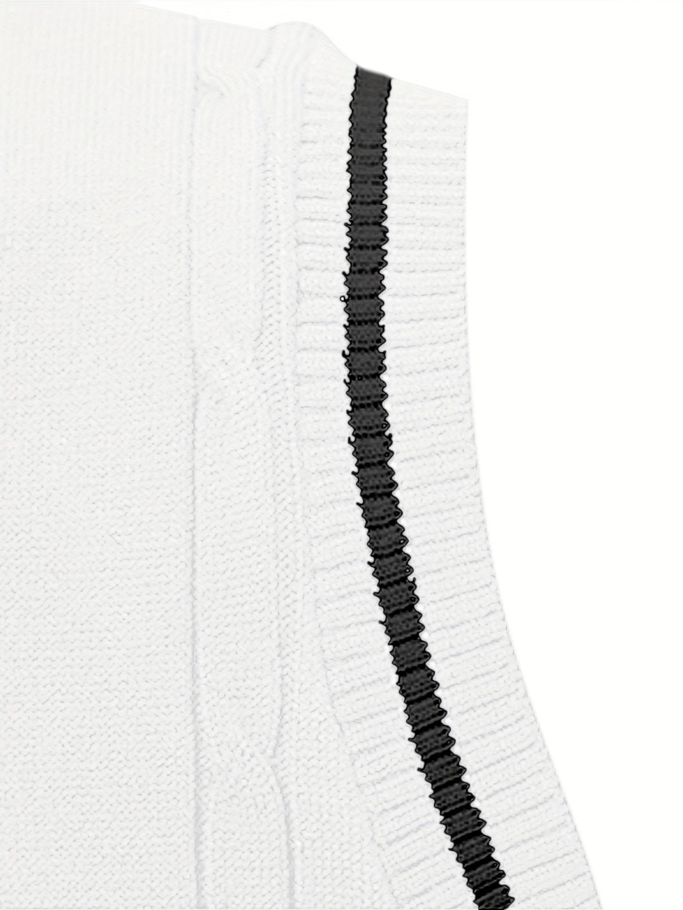 Gilet Homme Nouveau Design Maille Torsadée - Cross-Border