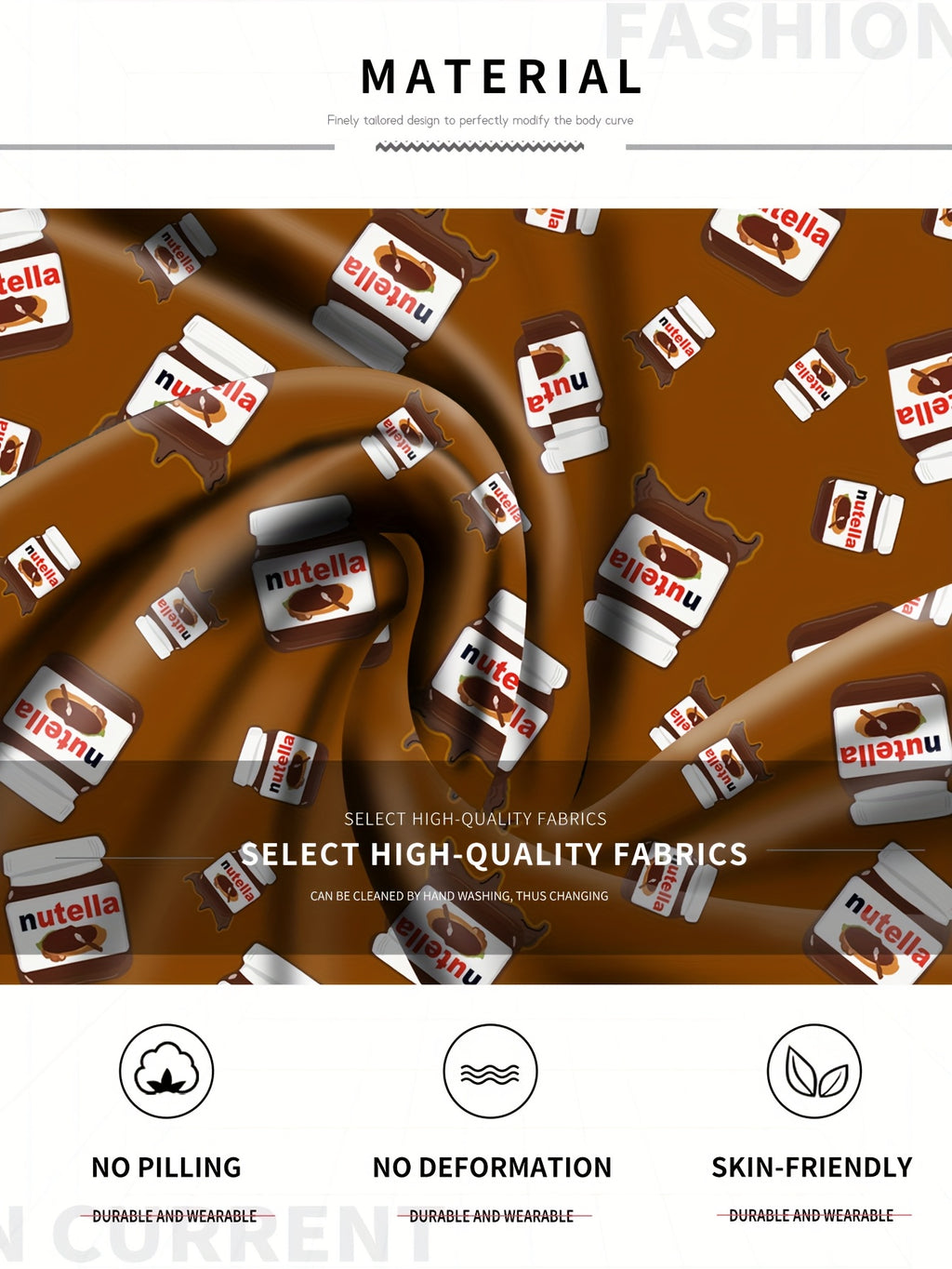 Shorts décontractés pour hommes - Tissu stretch en mélange polyester respirant et confortable, taille élastique, lavable en machine, motif imprimé marron et blanc, pour un style décontracté