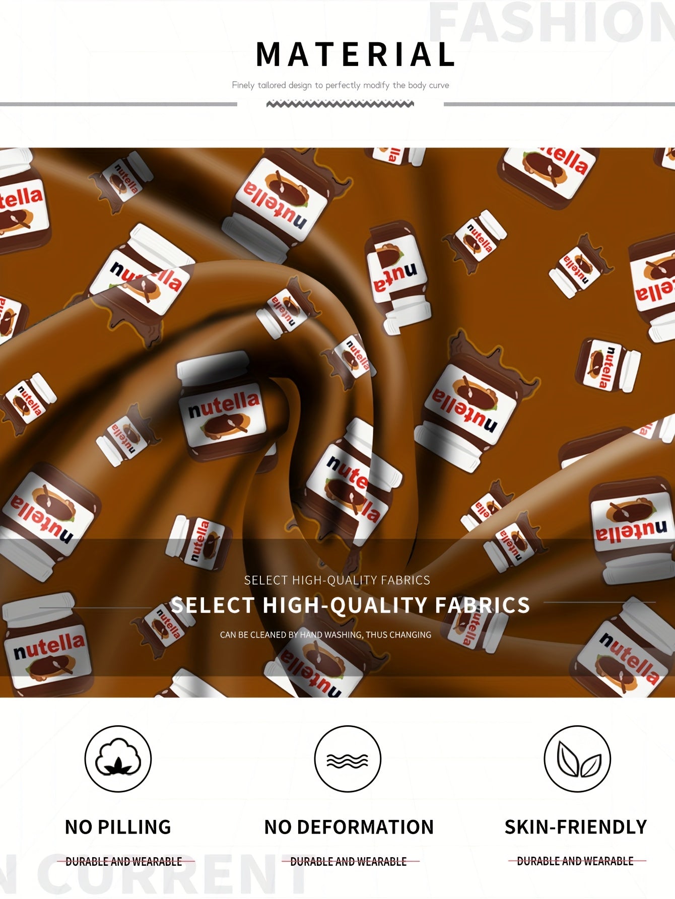 Shorts décontractés pour hommes - Tissu stretch en mélange polyester respirant et confortable, taille élastique, lavable en machine, motif imprimé marron et blanc, pour un style décontracté