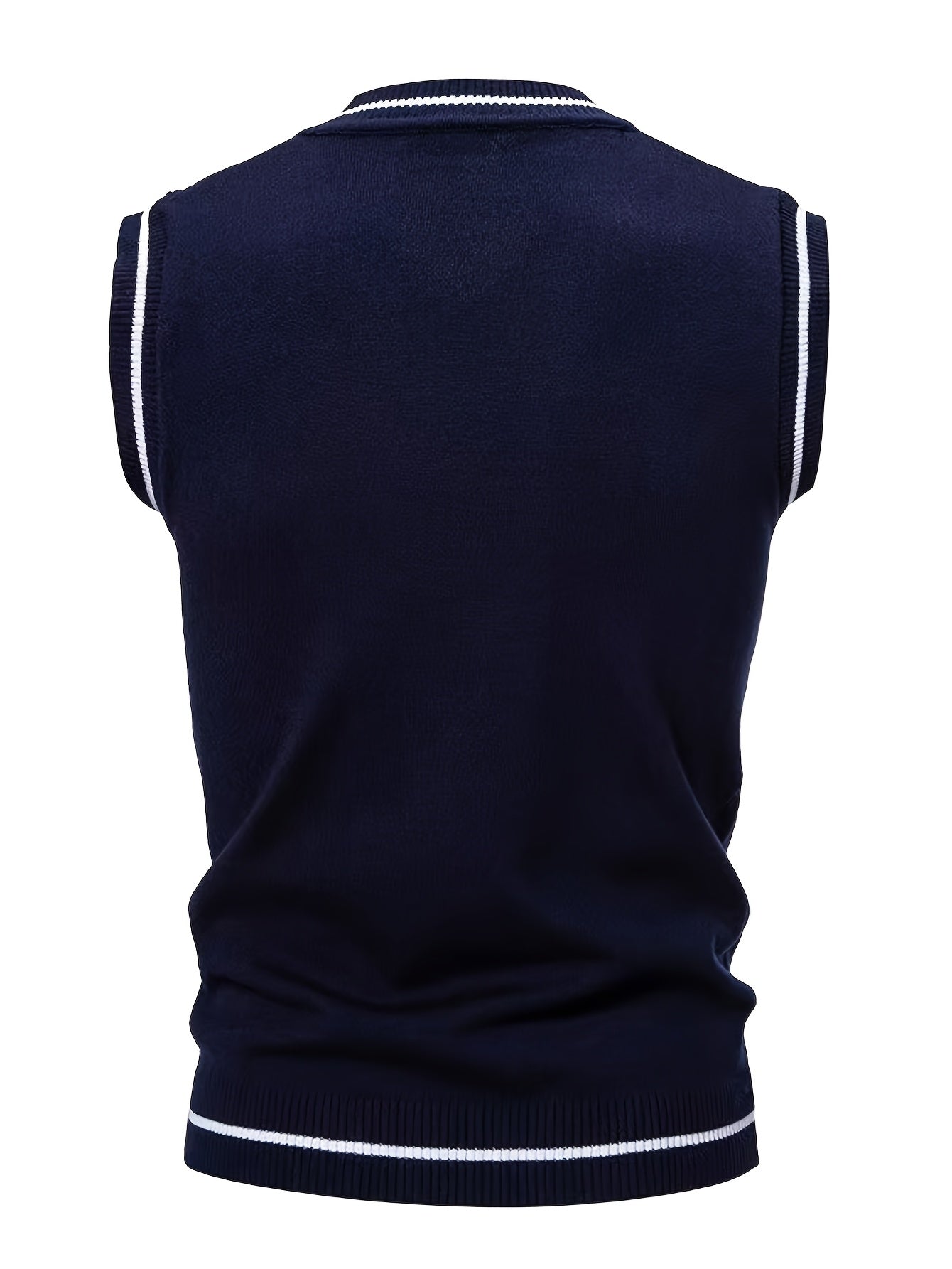 Gilet Homme Nouveau Design Maille Torsadée - Cross-Border