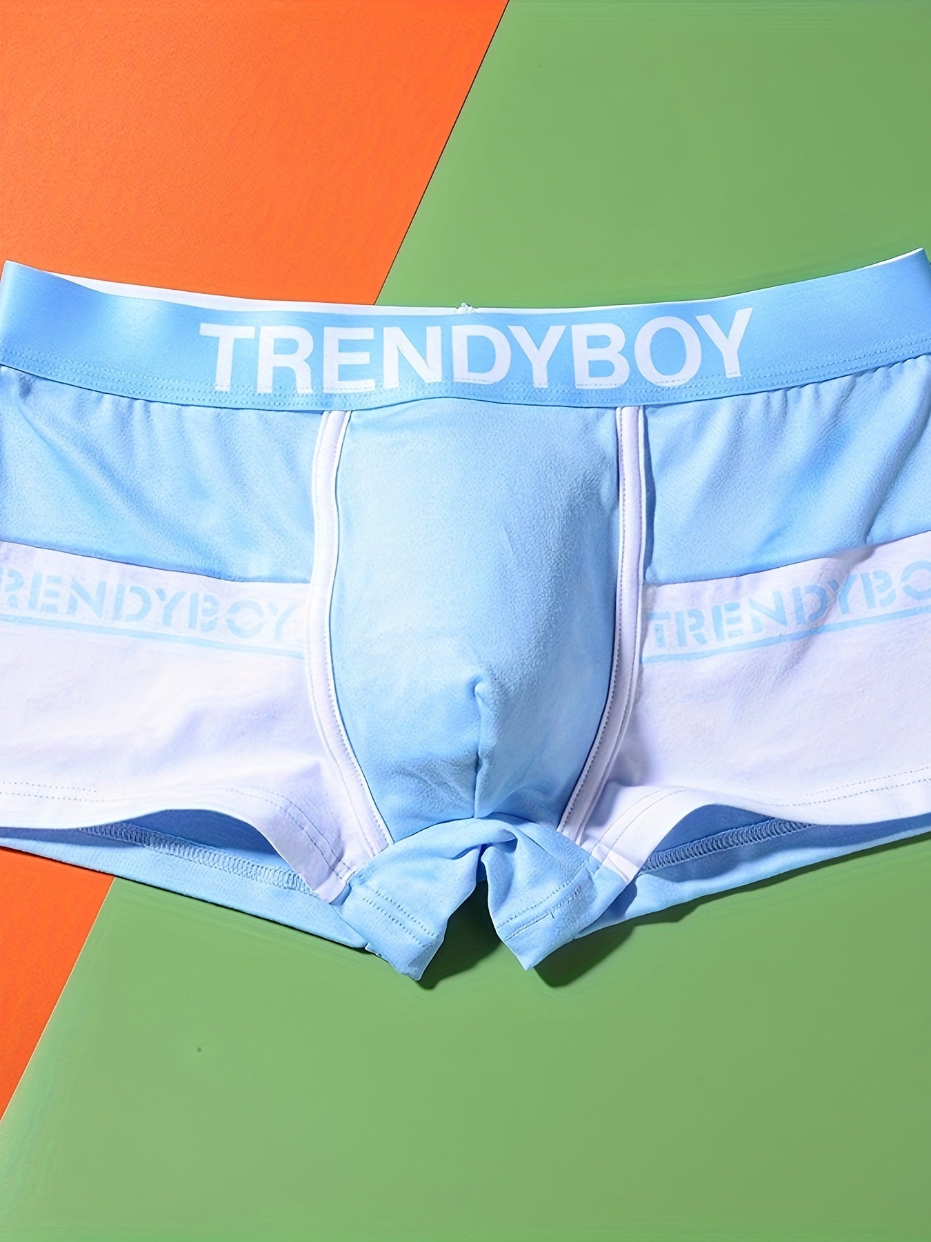 3pcs Boxers pour Hommes à la Mode - Respirants, Confortables et Sous-vêtements de Sport avec Design Dégradé