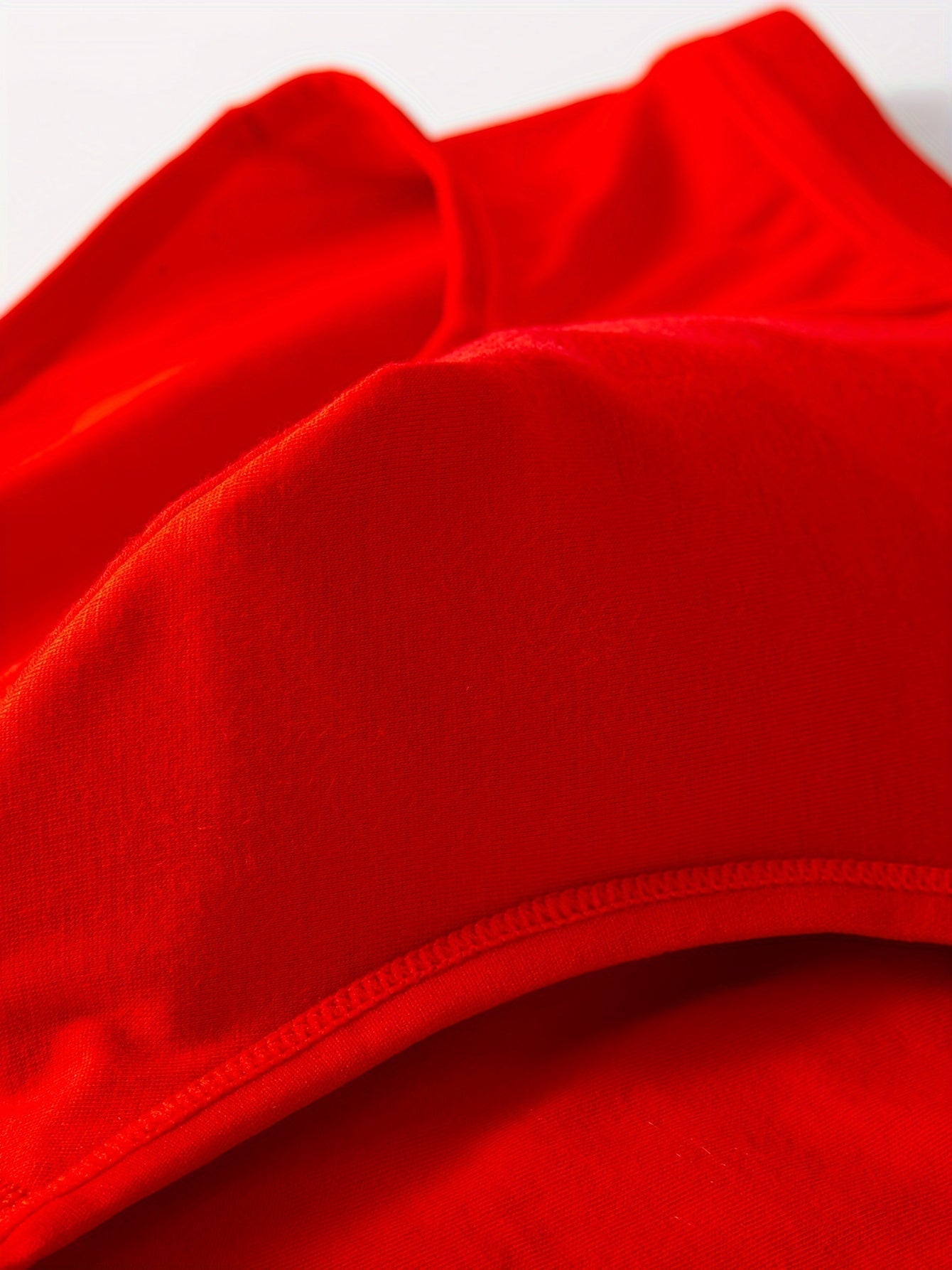 Pack de 4 Sous-vêtements Rouges à Nouveau Charme pour Hommes, Sous-vêtements Pures pour Hommes, Grandes Culottes Triangulaires pour l'Année du Tigre