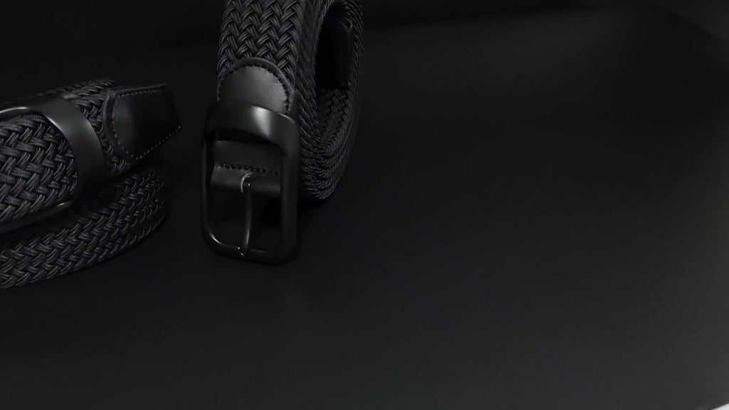 Ceintures Tressées Élastiques Élégantes Pour Hommes