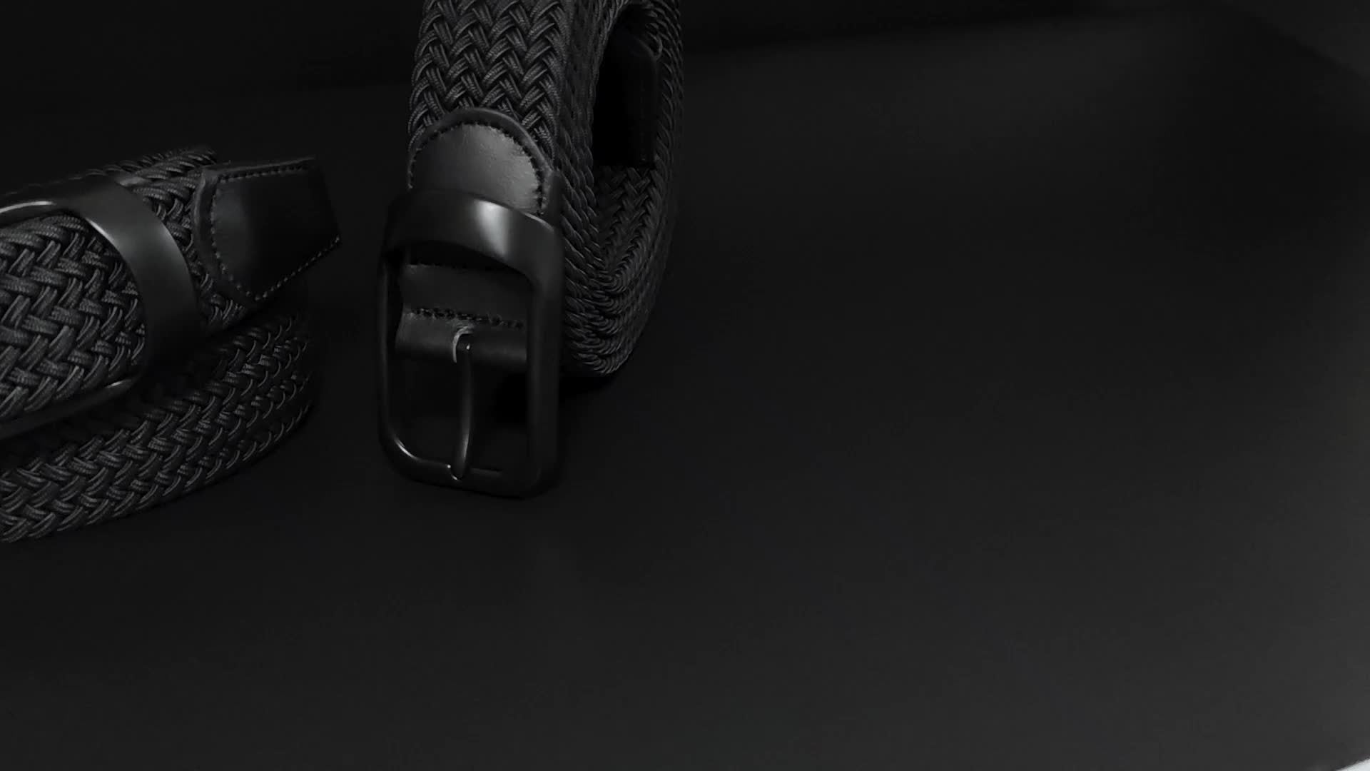 Ceintures Tressées Élastiques Élégantes Pour Hommes