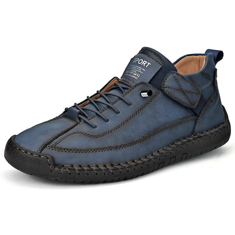 Men'S Casual Leather Shoes Made of Genuine First-Layer Cowhide, Breathable And Soft-Soled, Non-Slip, Suitable for All Seasons, Available in Large Sizes.