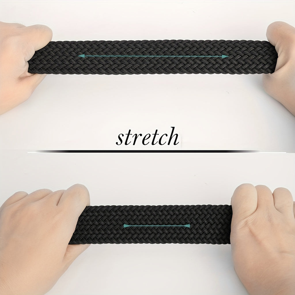 Ceintures Tressées Élastiques Élégantes Pour Hommes